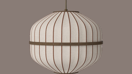 Lampa wisząca Bolia Lucén Pendant - Octagon Ø40 x H33 cm, dark oiled oak