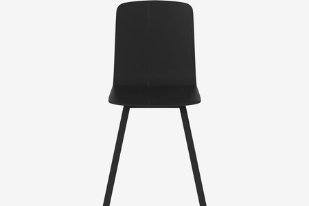 Krzesło Bolia Palm veneer dining chair - dąb czarny