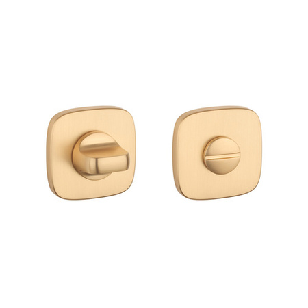 Rozeta APRILE QR SLIM 7MM KG - złoty matowy WC 4X4