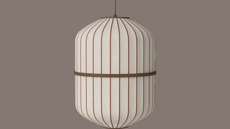 Lampa wisząca Bolia Lucén Pendant - cylinder Ø40 x H54 cm, dark oiled oak