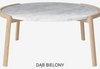 Stolik kawowy Bolia Mix Coffee table Ø94cm - biały marmur