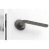 Klamka Corona Scandi Slim R - Na szyldzie okrągłym, gunmetal