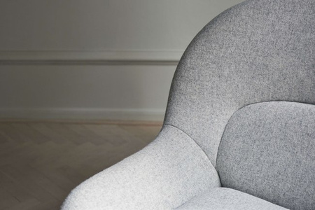 Fotel Bolia Philippa armchair Linea - light grey