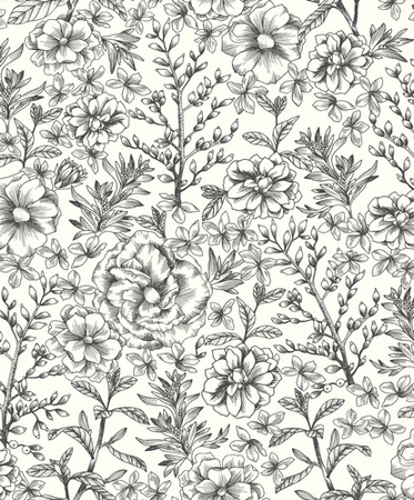 Tapeta Caselio Nos Gravures - Jardin De Beauregard 103060913