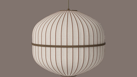 Lampa wisząca Bolia Lucén Pendant - Octagon Ø62 x H55 cm, dark oiled oak