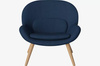 Fotel Bolia Philippa armchair Linea - blue