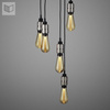 Lampa wisząca Buster + Punch Hooked 6.0 srebrna