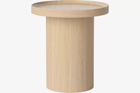 Stolik kawowy Bolia Plateau Coffee Table - Ø48cm - dąb bielony