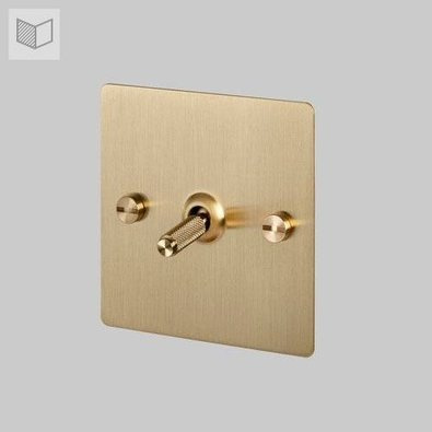 Przełącznik Buster+Punch 1G złoty