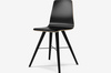 Krzesło Bolia Beaver dining chair - czarny laminat/dąb czarny