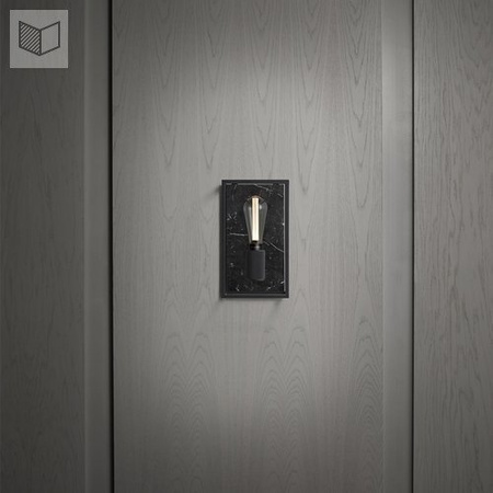 Kinkiet Buster+Punch Caged Wall 1.0 M - czarny marmur