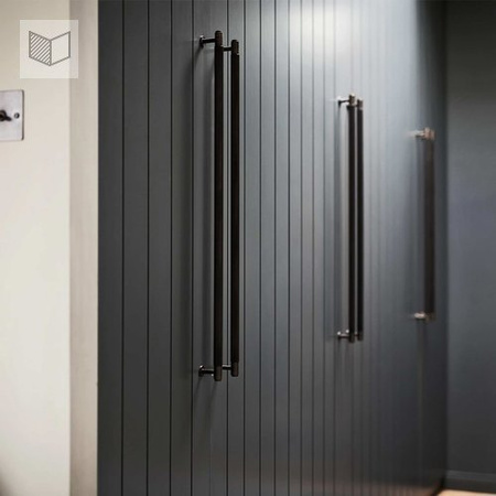 Uchwyt meblowy Buster+Punch Closet Bar cross - brąz