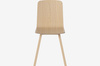 Krzesło Bolia Palm veneer dining chair - dąb bielony olejowany