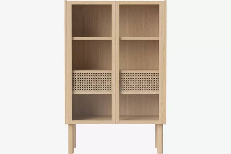 Komoda Bolia Cana Highboard - Low - dąb bielony