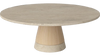 Stolik kawowy Bolia Piro Coffee Table Ø90cm dąb bielony / trawertyn