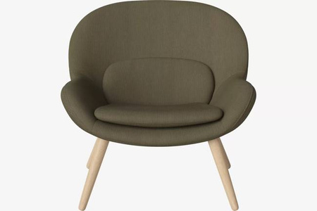 Fotel Bolia Philippa armchair Linea - green