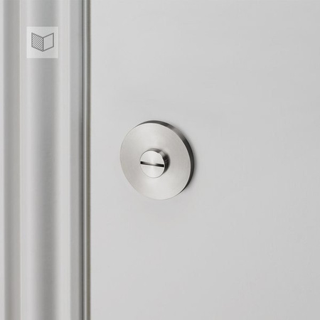 Rozeta Buster+Punch do WC Cross - srebrna 