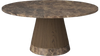 Stolik kawowy Bolia Piro Coffee Table Ø90cm ciemny dąb / marmur