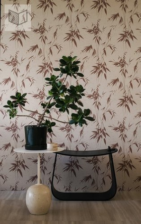 Tapeta Boras Tapeter Eastern Simplicity - Ink Bamboo 3114