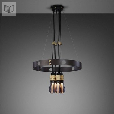 Lampa wisząca Buster+Punch Hero Light - grafitowa/złota