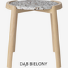 Stolik kawowy Bolia Mix Coffee table Ø46cm - biały terazzo