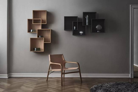 Półka Bolia Quadro 2 Shelf - orzech