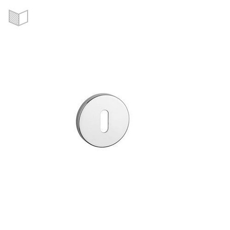 Rozeta APRILE R SUPER SLIM 5MM LC - chrom polerowany OB