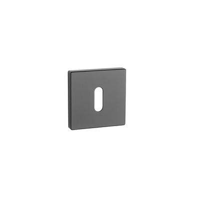 Rozeta APRILE Q SLIM 7MM BLACK - czarny matowy OB