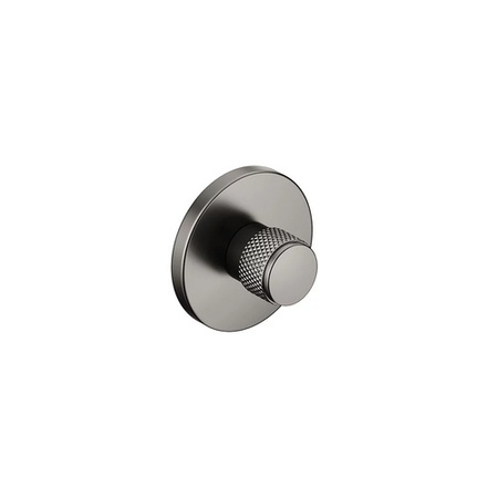 Rozeta Corona - okrągła Time WC slim, gunmetal, z redukcją 4/6