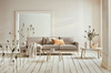 Stolik kawowy Bolia Mix Coffee table Ø46cm - brązowy marmur