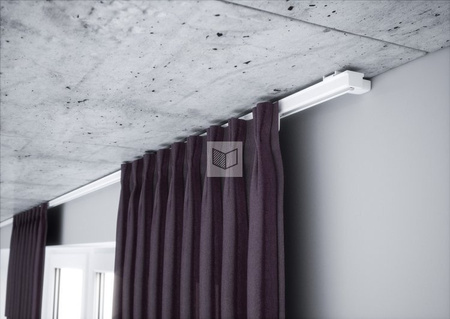 Szyna sufitowa Creativa - aluminiowa pojedyncza biała ZS-100