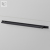 Uchwyt meblowy Buster+Punch Pull Bar Plate Linear - czarny L-39cm