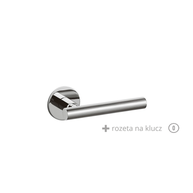 Klamka Olivari Atena Ligne chrom + rozeta na klucz