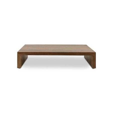 Drewniany stolik HKLiving średni, naturalny tekowy