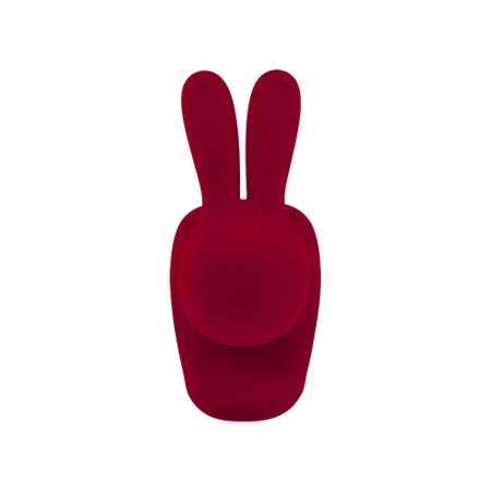 Krzesełko QeeBoo Rabbit VELVET czerwony