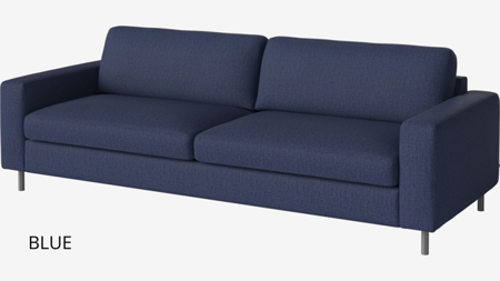 Sofa Bolia Scandinavia 3-osobowa London - dust green