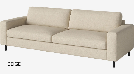 Sofa Bolia Scandinavia 3-osobowa Sira - grey