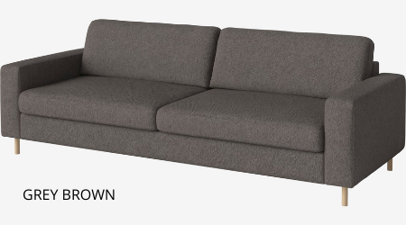 Sofa Bolia Scandinavia 3-osobowa Sira - grey