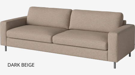 Sofa Bolia Scandinavia 3-osobowa Sira - grey