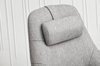 Fotel Bolia Saga armchair z czarnymi nogami Baize - grey