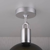 Lampa sufitowa Buster+Punch Forked Ceiling Globe Smoked Large srebrny/przydymiona